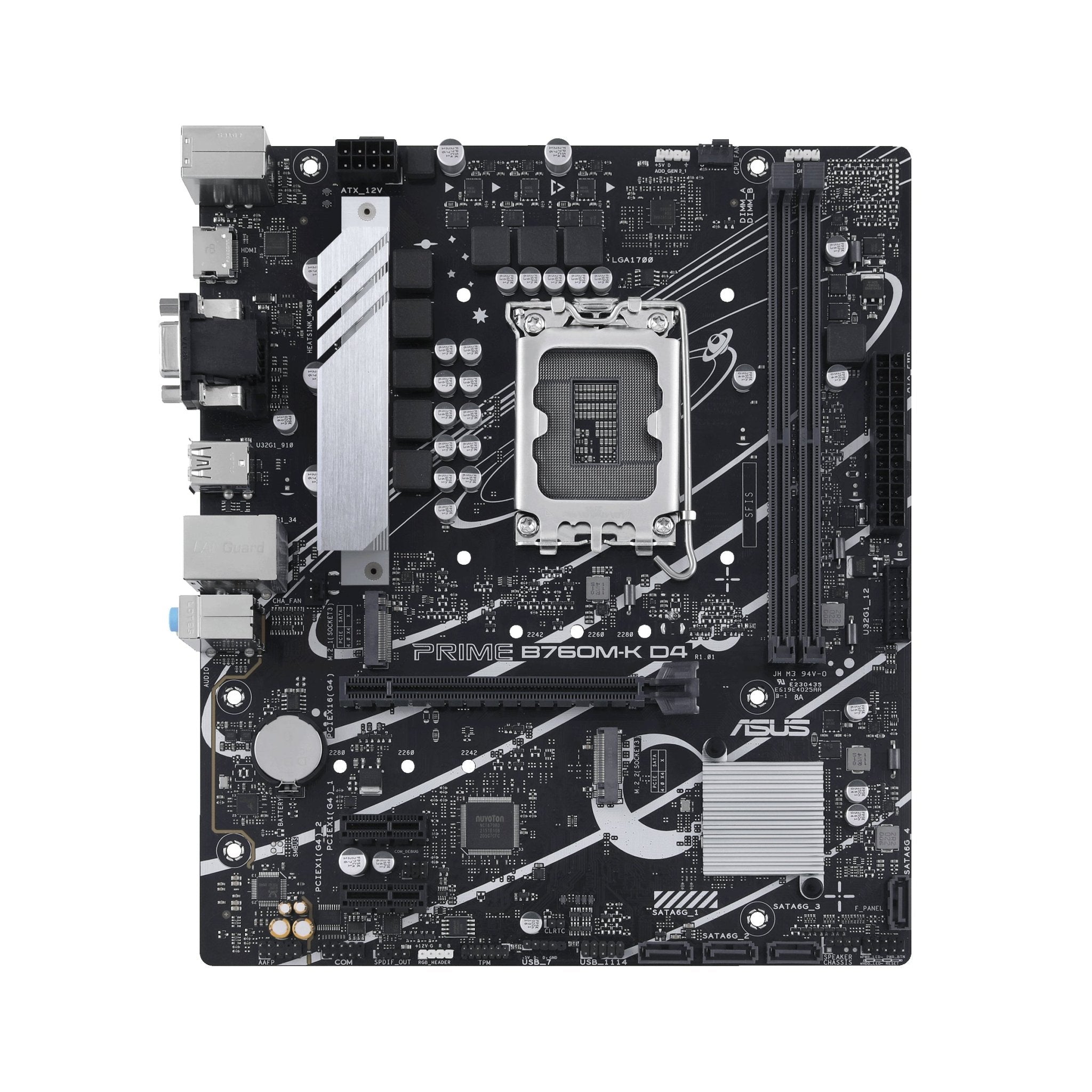 Asus   Prime   B760m - K   D4    Matx    B760    Lga   1700    Ddr4    Bundkort