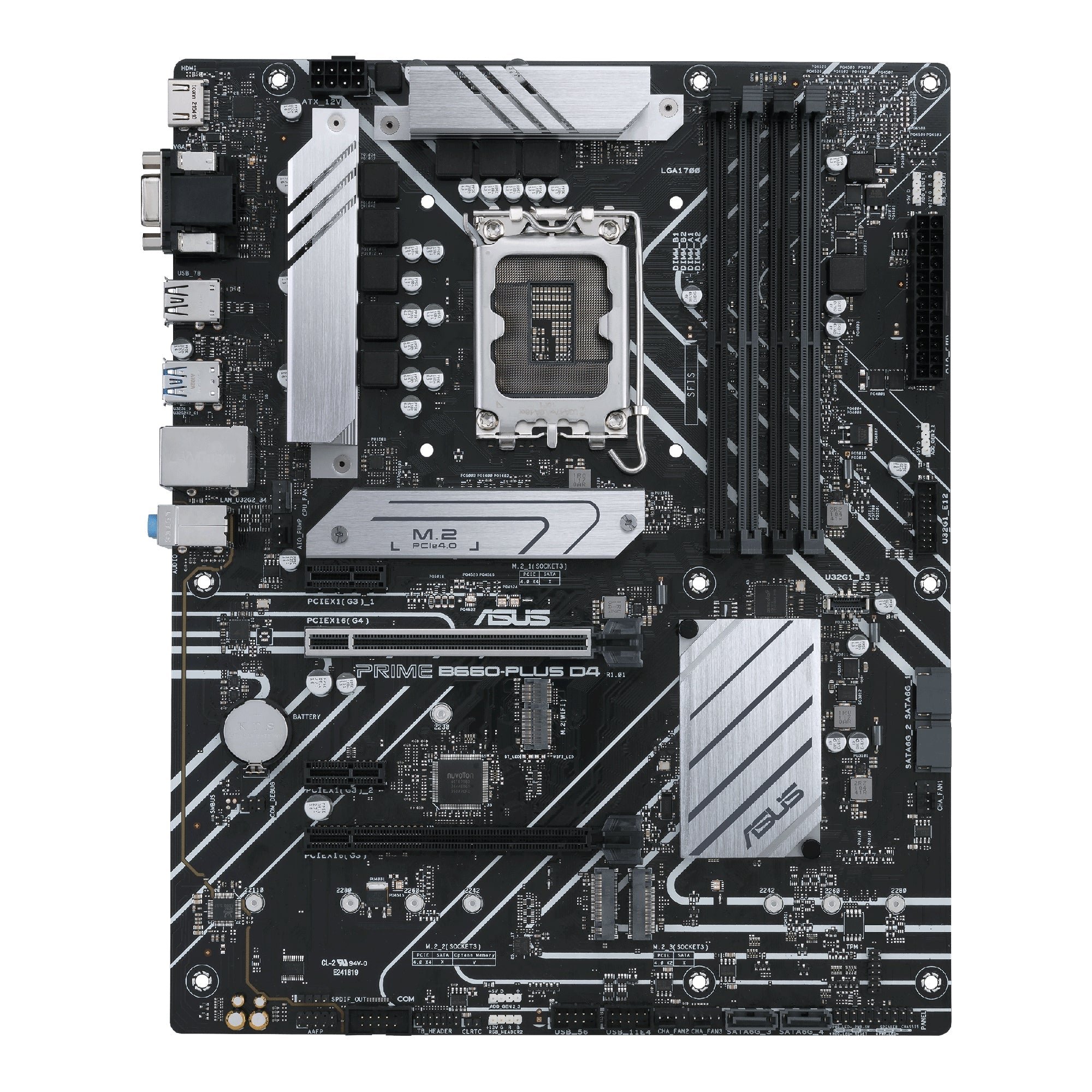 Asus   Prime   B660 - Plus   D4    Atx    B660    Lga   1700    Ddr4    Bundkort