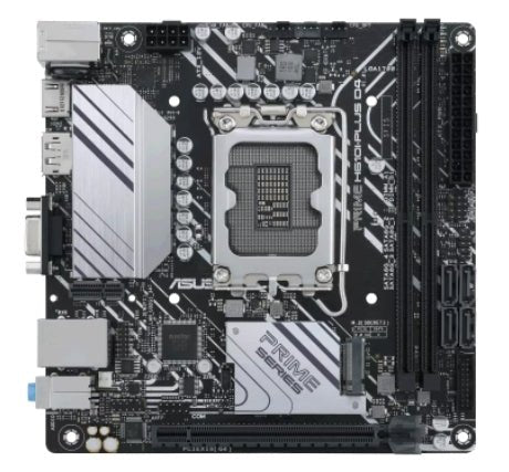 Asus   Prime   H610i - Plus   D4 - Csm    Mini - Itx    H610    Lga   1700    Ddr4    Bundkort