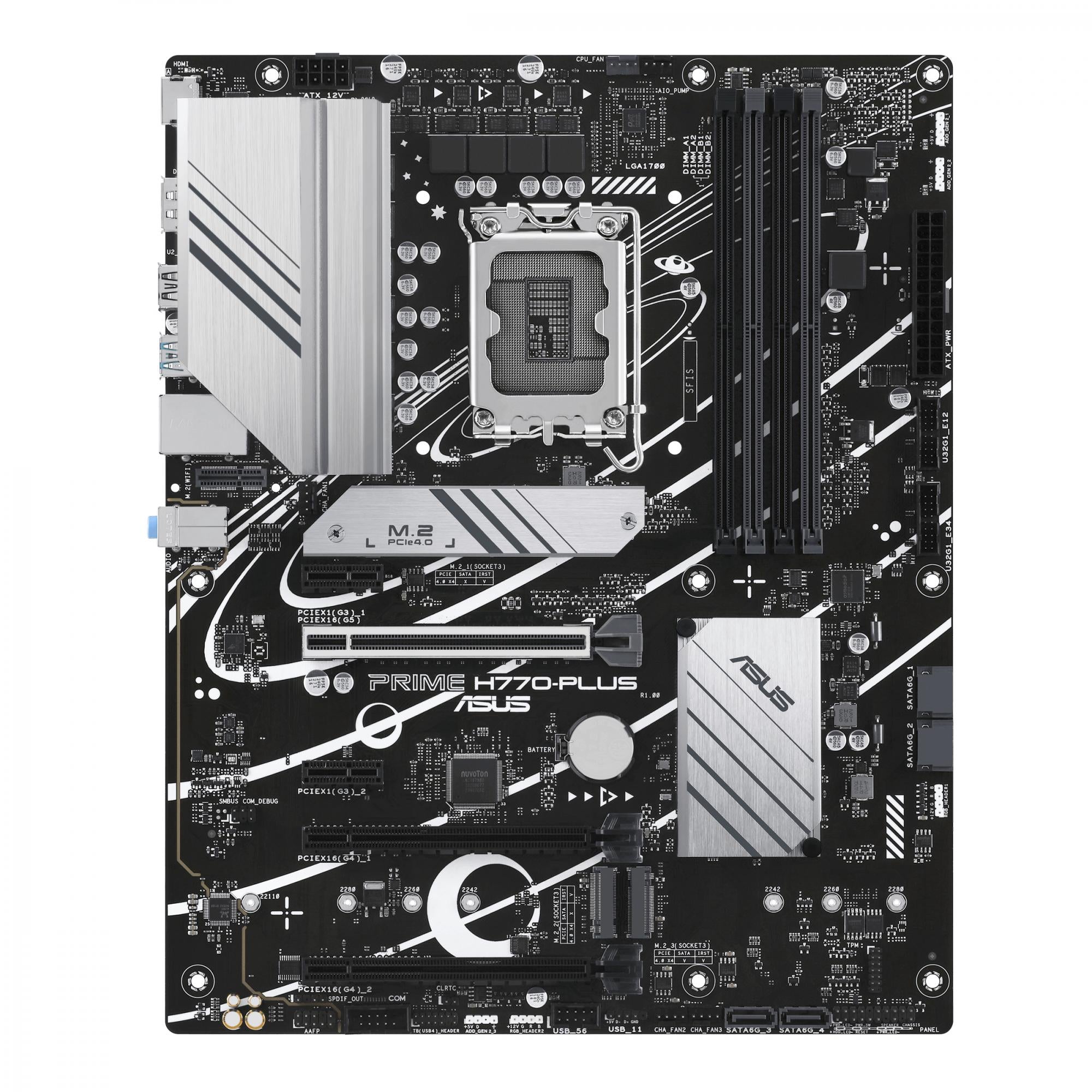Asus   Prime   H770 - Plus    Atx    H770    Lga   1700    Ddr5    Bundkort   Geekd   Dk