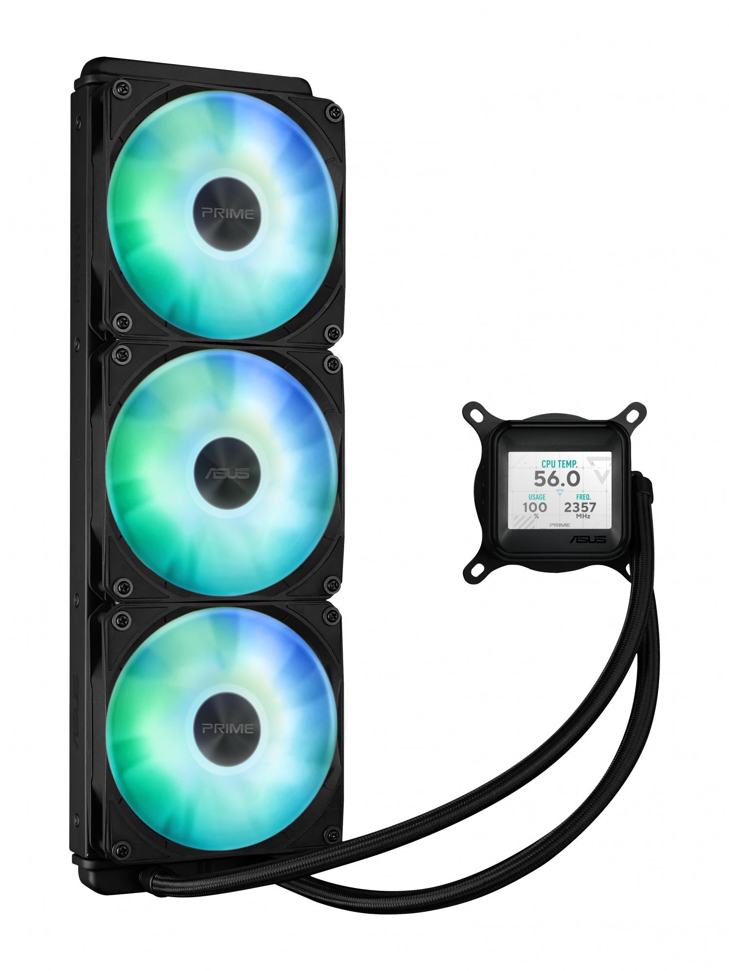 Asus   Prime   Lc   360   Argb   Lcd   Aio   Liquid   Cooler