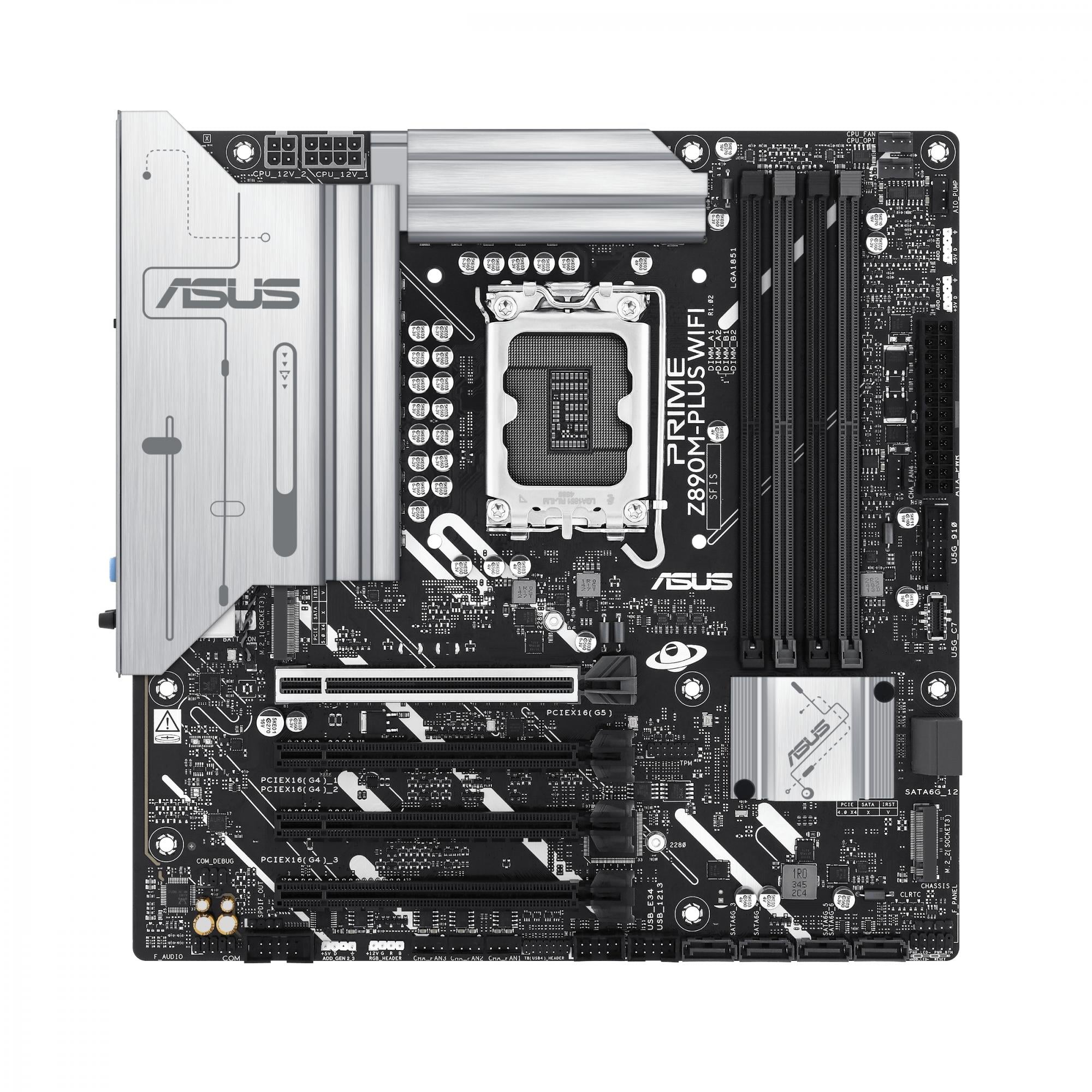 Asus Prime Z890m - Plus Wifi Matx Lga1851 Sokkel Intel Z890