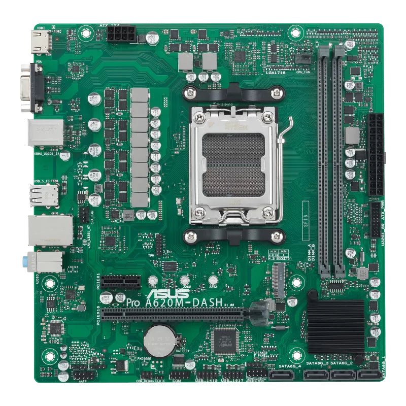 Asus   Pro   A620m - Dash - Csm   Socket   Am5   Bundkort
