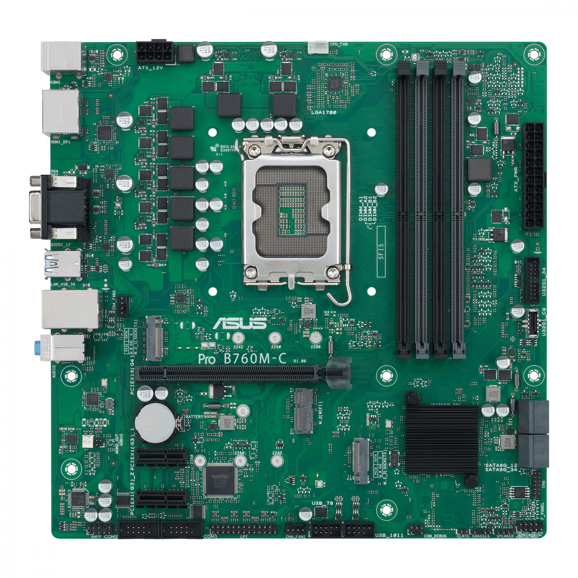 Asus   Pro   B760m - C - Csm    Matx    B760    Lga1700    Ddr5
