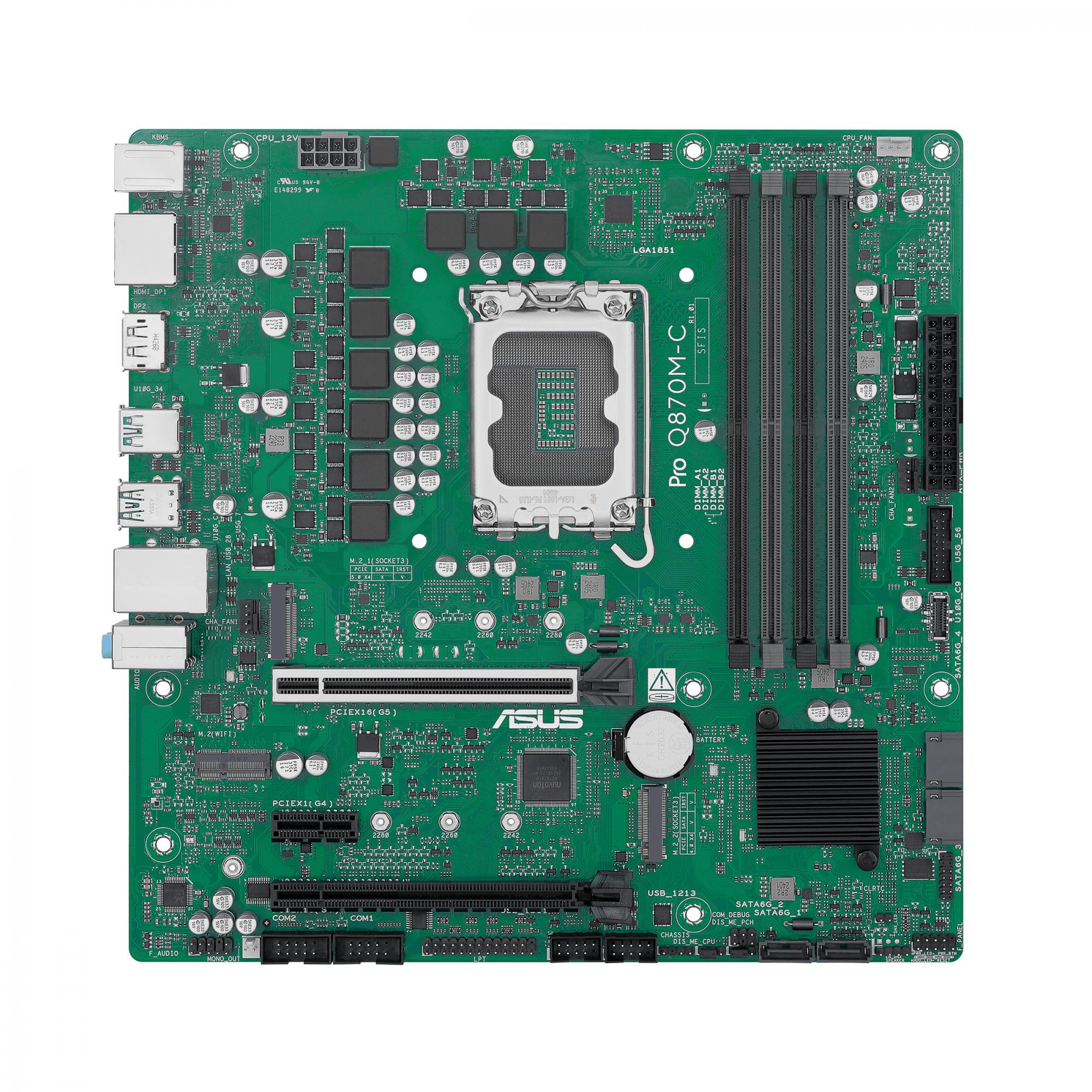 Asus   Pro   Q870m - C - Csm    Matx    Q870    Lga   1851    Ddr5