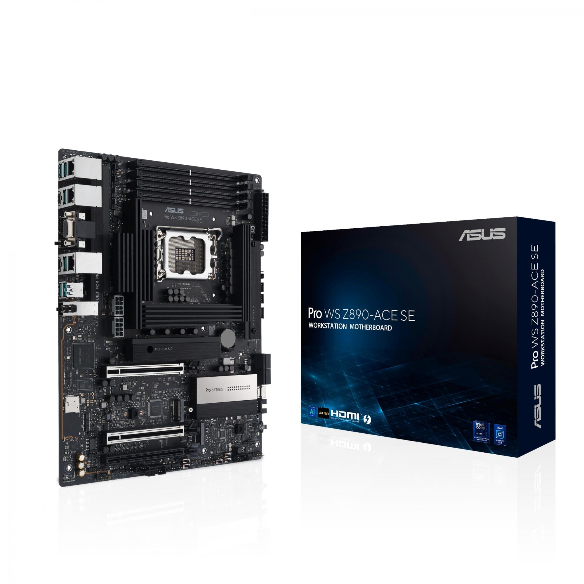Asus   Pro   Ws   Z890 - Ace   Se    Atx    Z890    Lga   1851    Ddr5    Bundkort   Geekd   Dk
