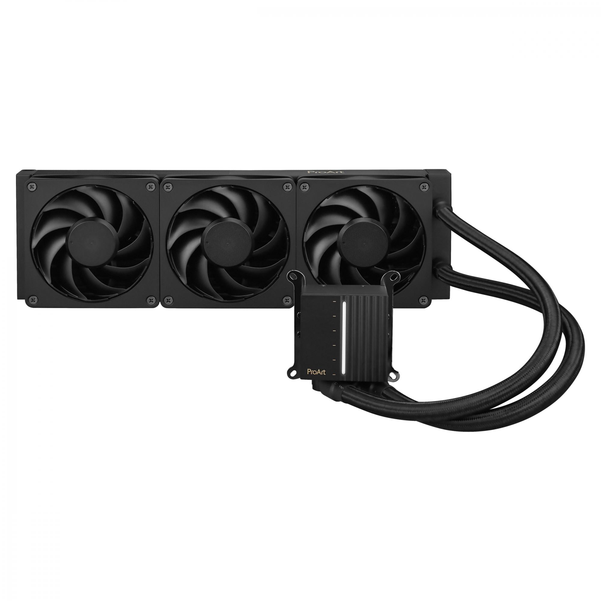 Asus   Proart   Lc   360   Aio   Liquid   Cooler   With   3x120mm   Alphacool   Apex   Stealth   Metal   Power   Fans