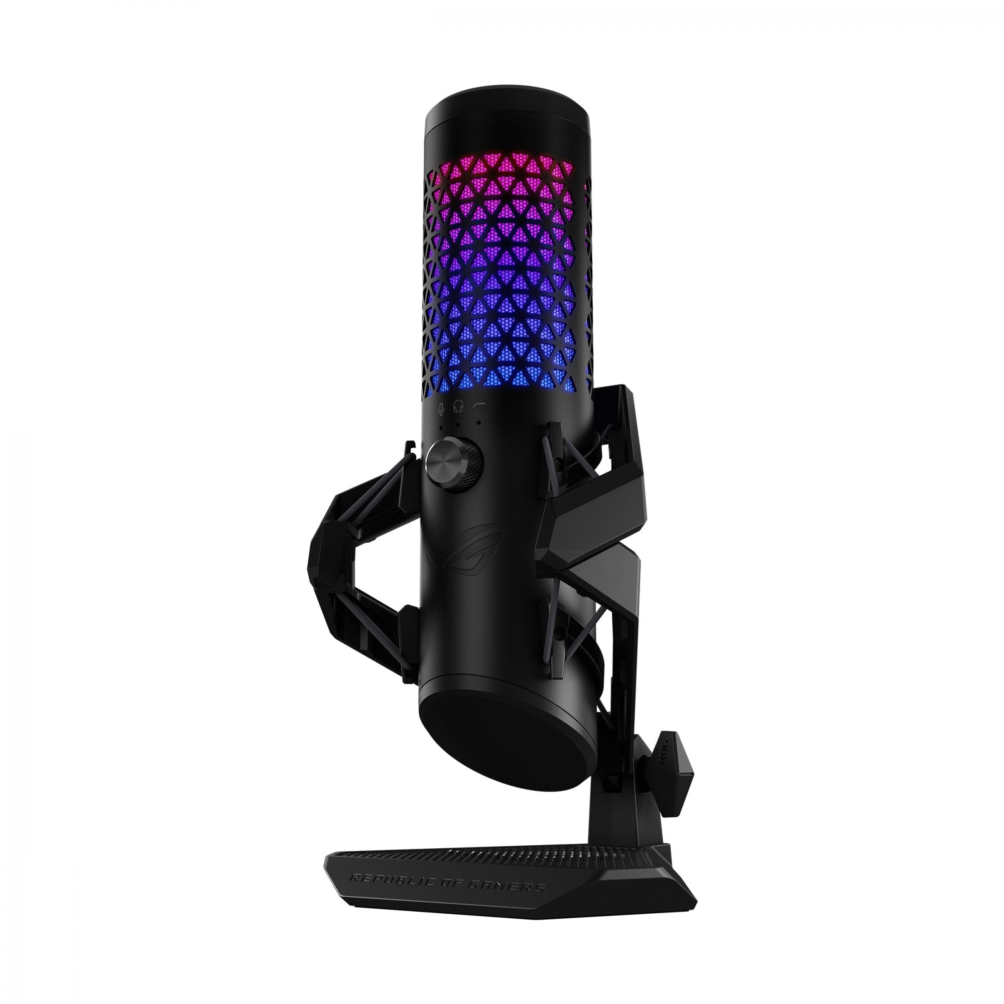 Asus   Rog   Carnyx   Professional   Cardioid   Condenser   Usb   Gaming   Microphone   With   Rgb   Black