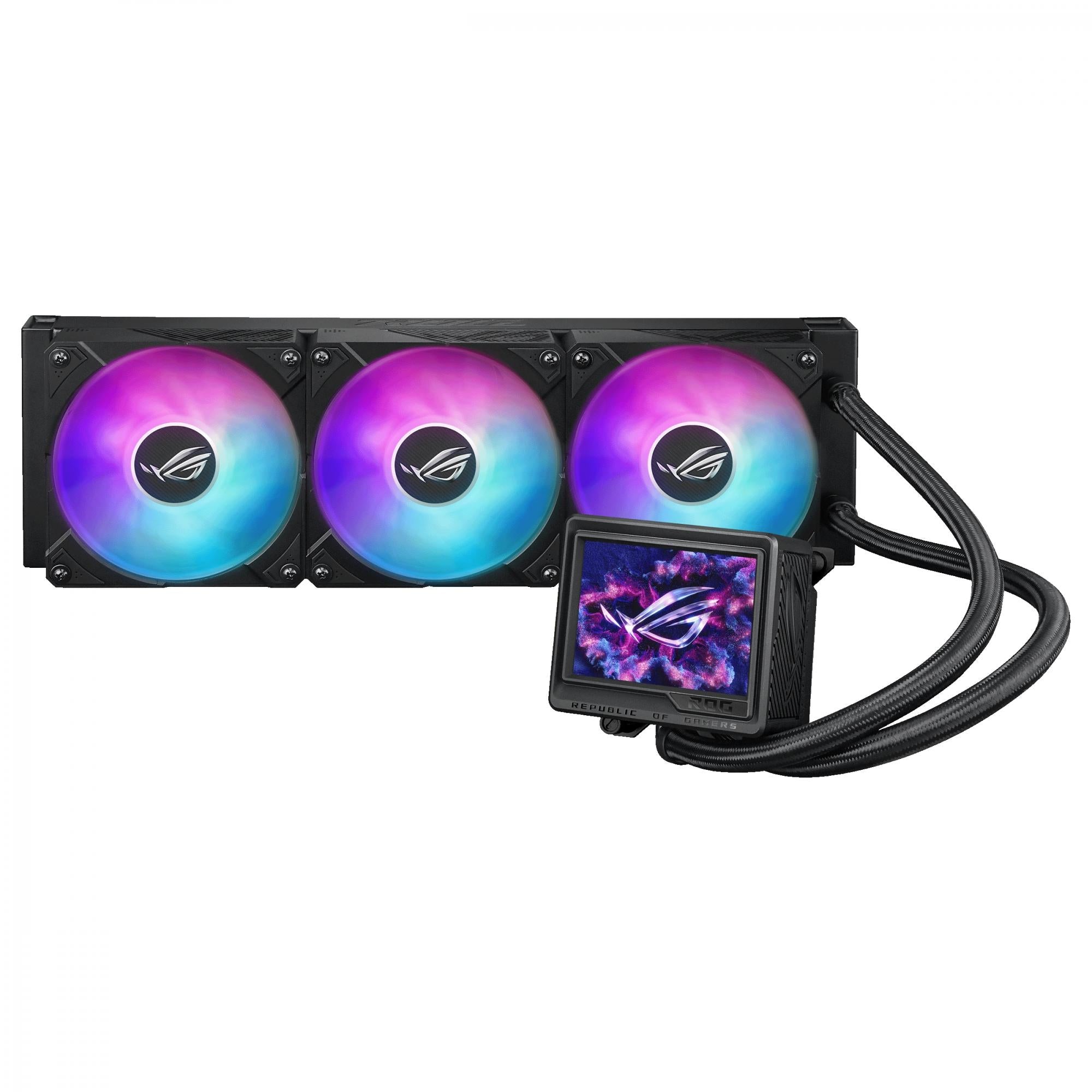 Asus   Rog   Ryujin   Iii   360   Arbg   Extreme   Aio   Liquid   Cooler   W             Lcd    Asetek   Emma   Gen8   V2   Pump    Magnetic   Rog   Argb   Fans