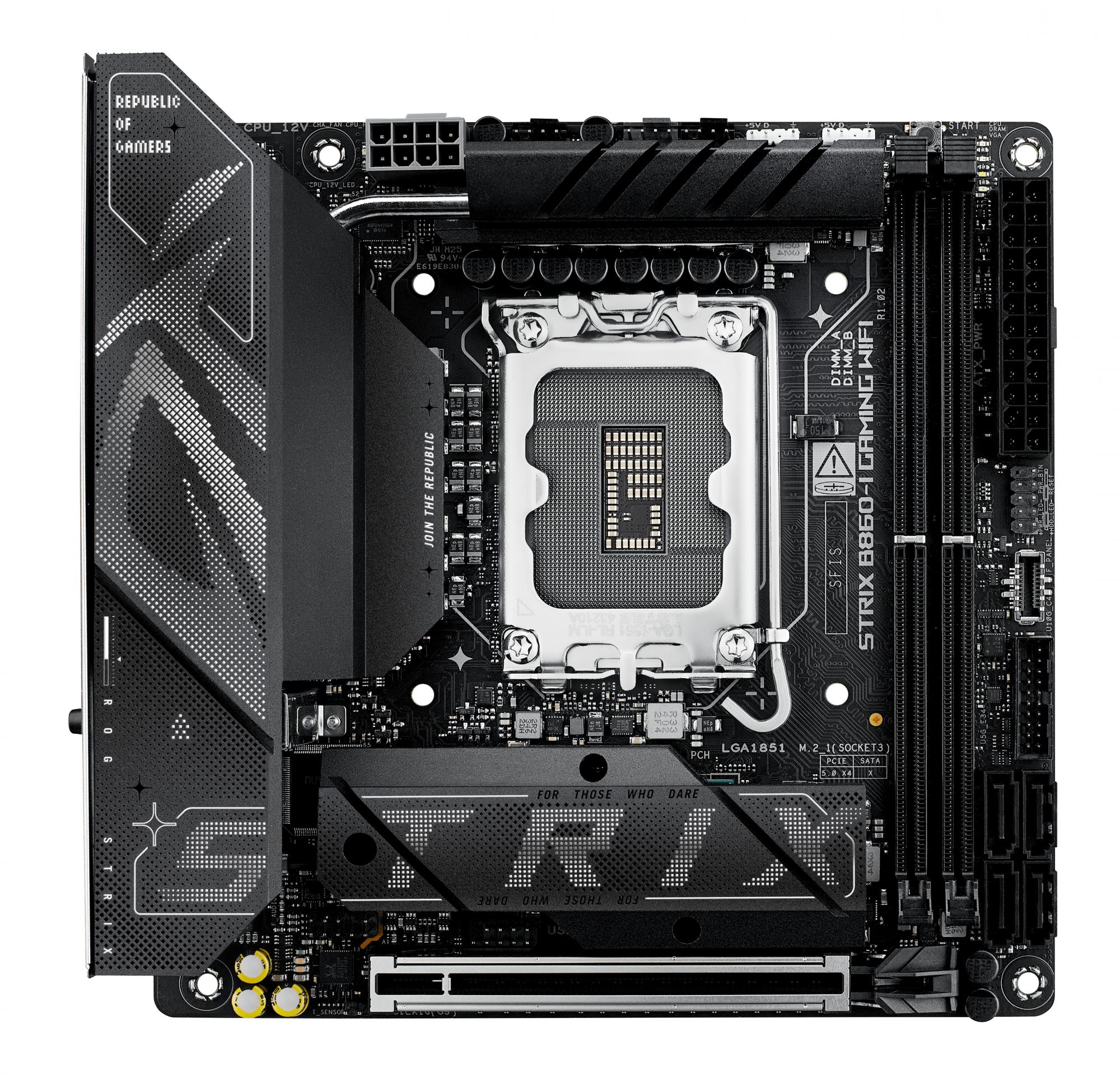 Asus   Rog   Strix   B860 - I   Gaming   Wifi    Mitx    B860    Lga   1851    Ddr5
