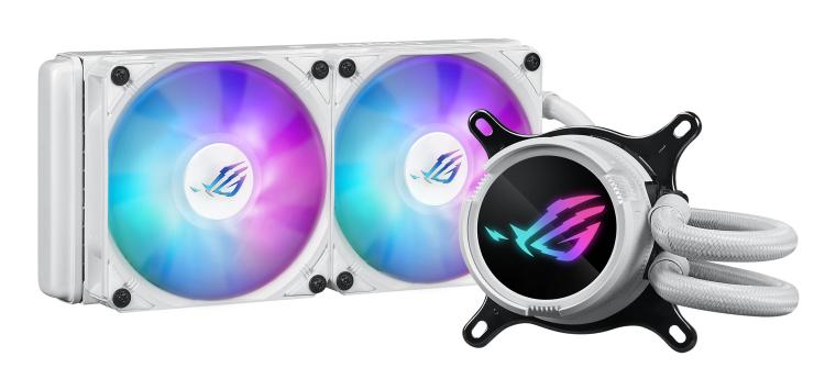 Asus   Rog   Strix   Lc   Iii   240   Argb   White   Edition   Aio   Liquid   Cooler