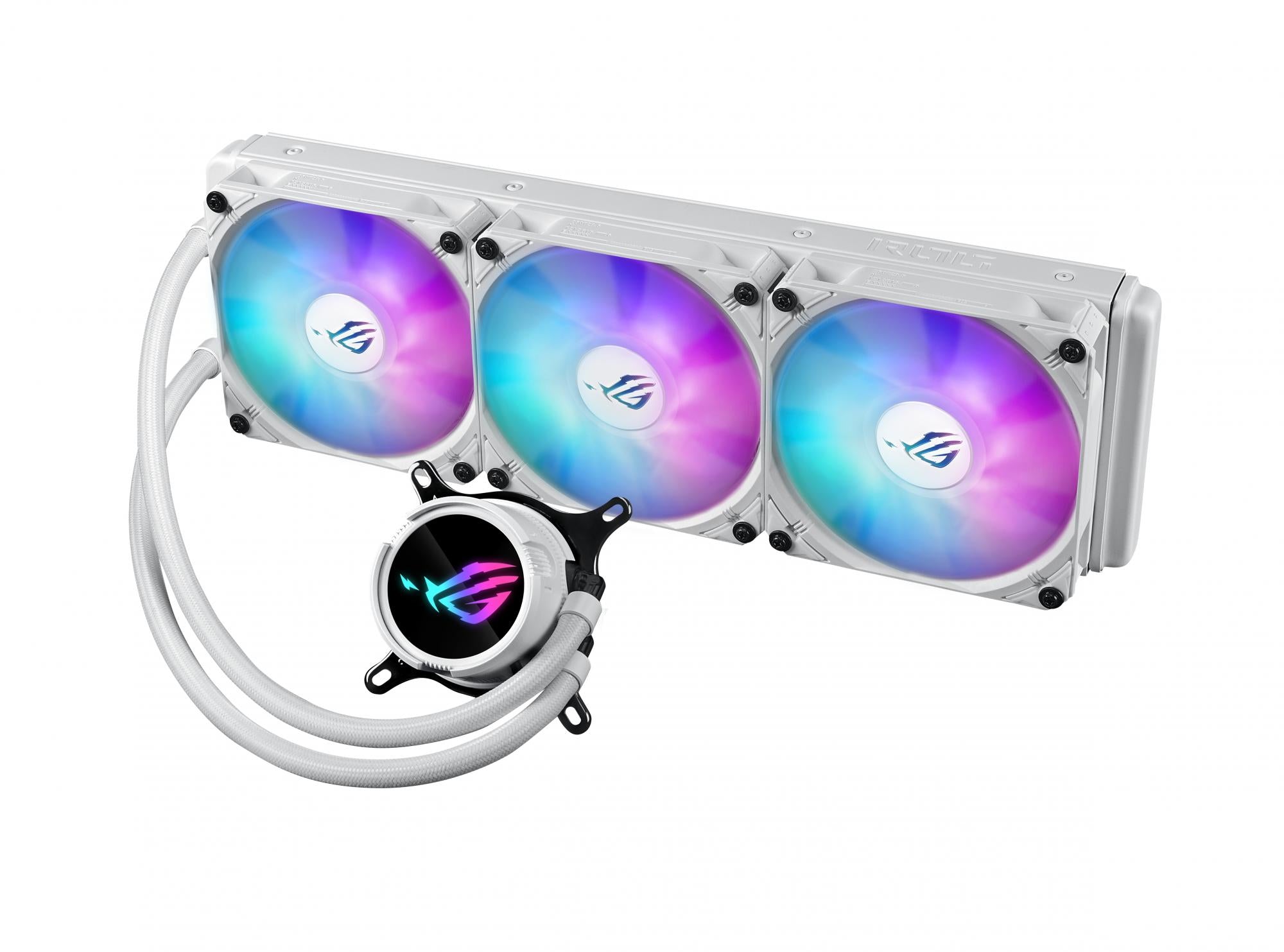 Asus   Rog   Strix   Lc   Iii   360   Argb   White   Edition   Aio   Liquid   Cooler