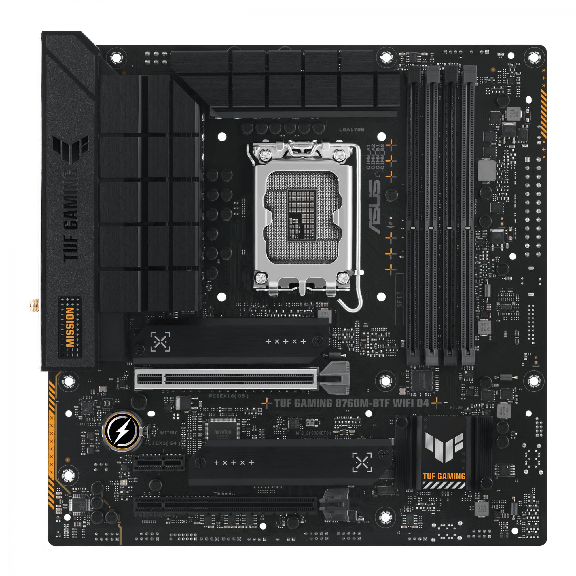 Asus   Tuf   Gaming   B760m - Btf   Wifi   D4    Matx    B760    Lga   1700    Ddr4    Bundkort   Geekd   Dk