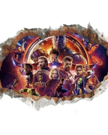 Avengers   Endgame   Wallsticker    Hul   I   Væggen    70x50cm