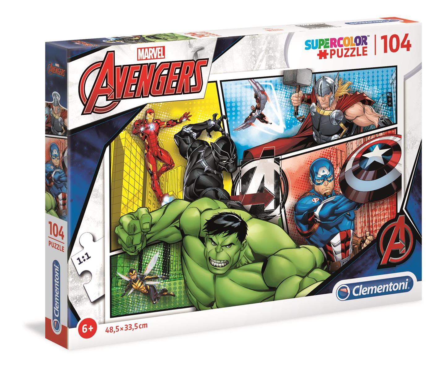 Avengers   Puslespil   104   Brikker
