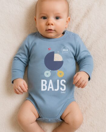 Babybody   Bajs   Blå   56