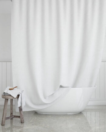 Badeforhæng    Hvid    180   X   200   Cm