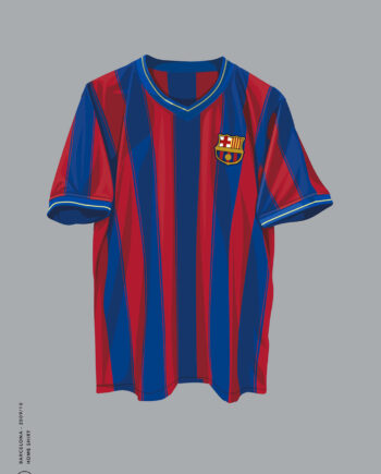 Barcelona   Home   Shirt   2009   10   Af   Olé   Olé
