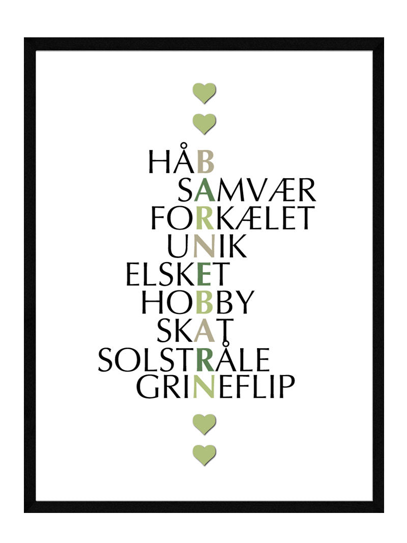 Barnebarn   Citat   Plakat