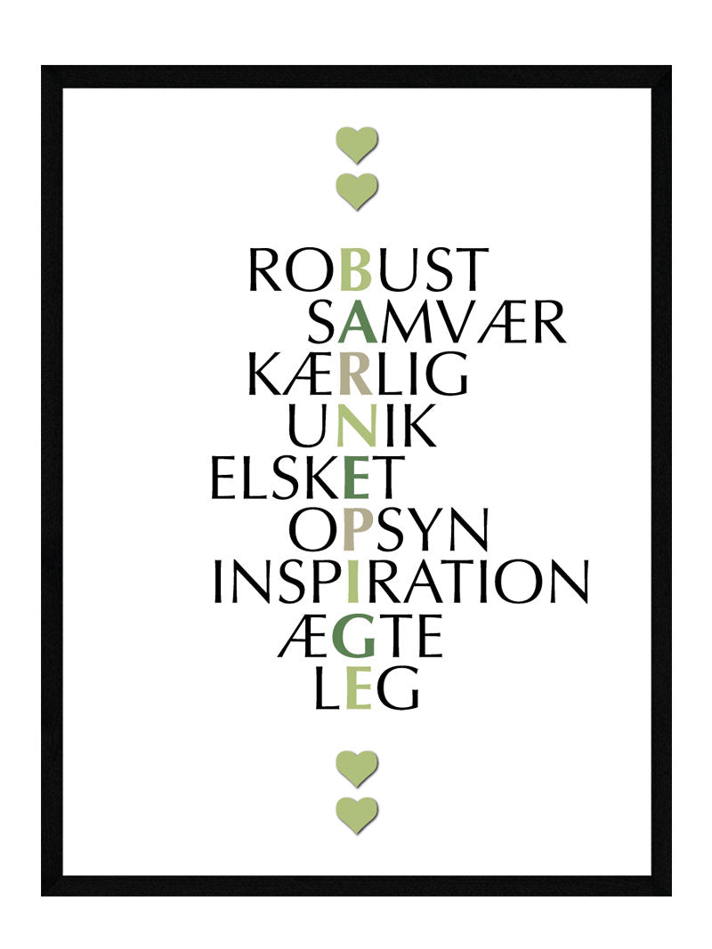 Barnepige   Citat   Plakat