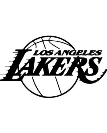 Basket   Wallsticker    Los   Angeles   Lakers    30x52cm