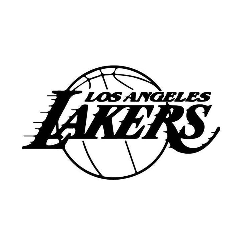 Basket   Wallsticker    Los   Angeles   Lakers    30x52cm