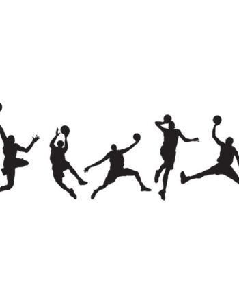 Basket   Wallsticker    Slam   Dunk        Forskellige   Basketball   Wallstickers    44x105cm