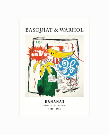 Basquiat   And   Warhol   Plakat    Bananas