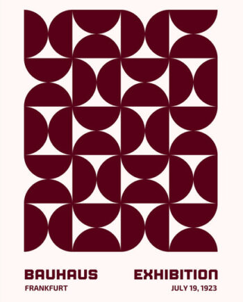 Bauhaus   Plakat   112   Geometrisk   Komposition