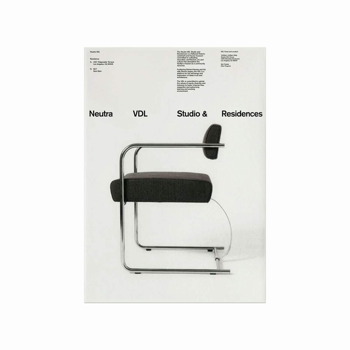 Bauhaus Plakat The Chair Cantilever
