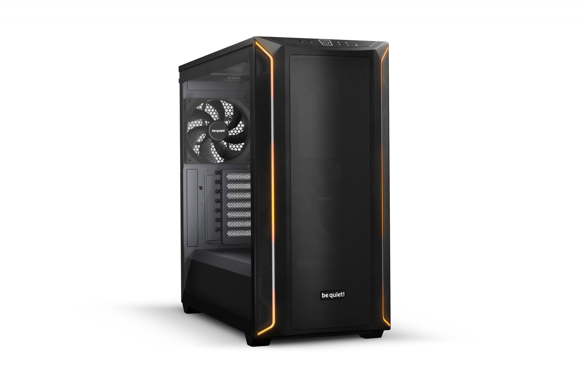 Be   Quiet    Shadow   Base   800   Dx    Tower   Case    Black    Tempered   Glass