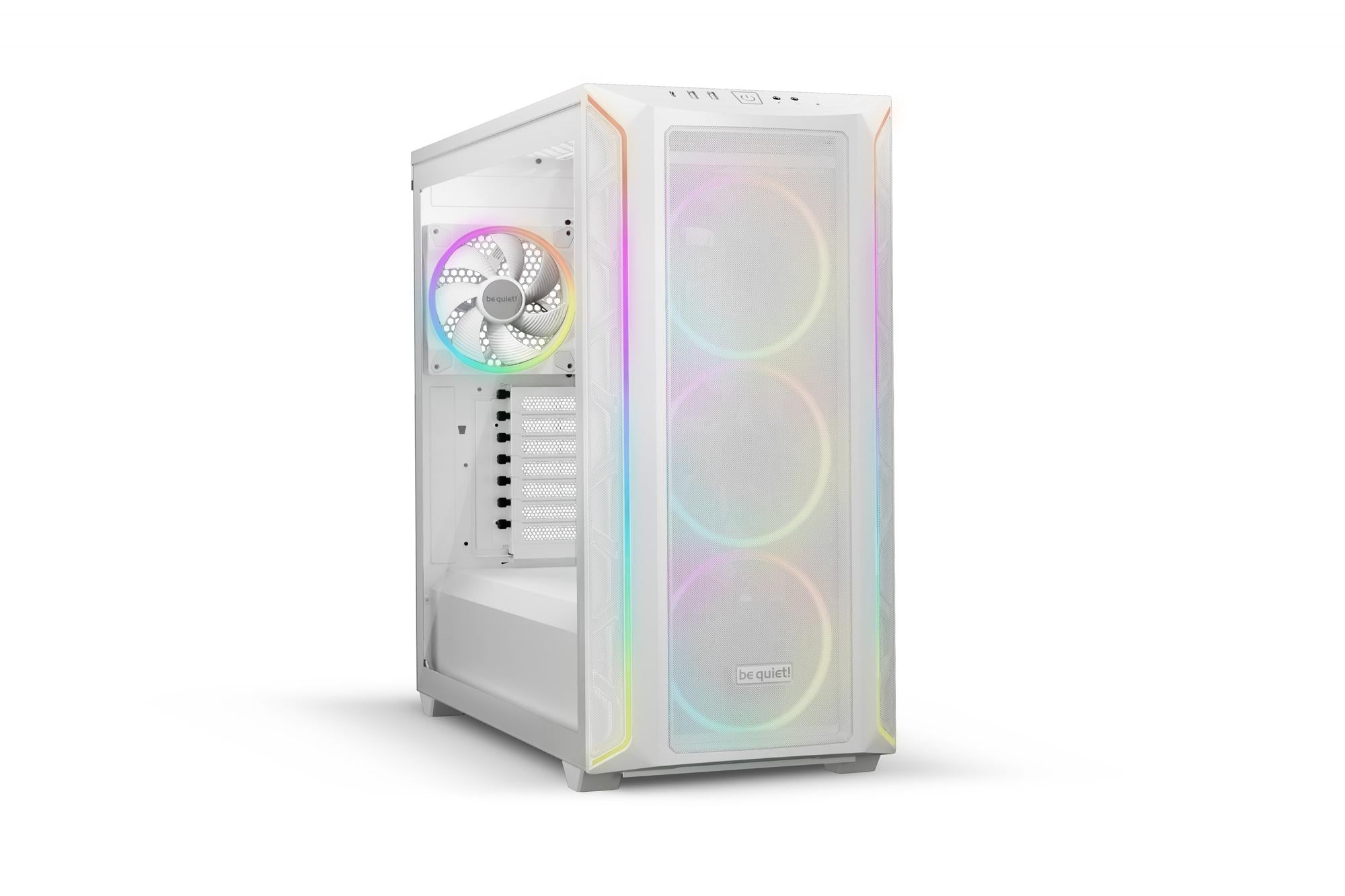 Be   Quiet    Shadow   Base   800   Fx    Tower   Case    White    Tempered   Glass