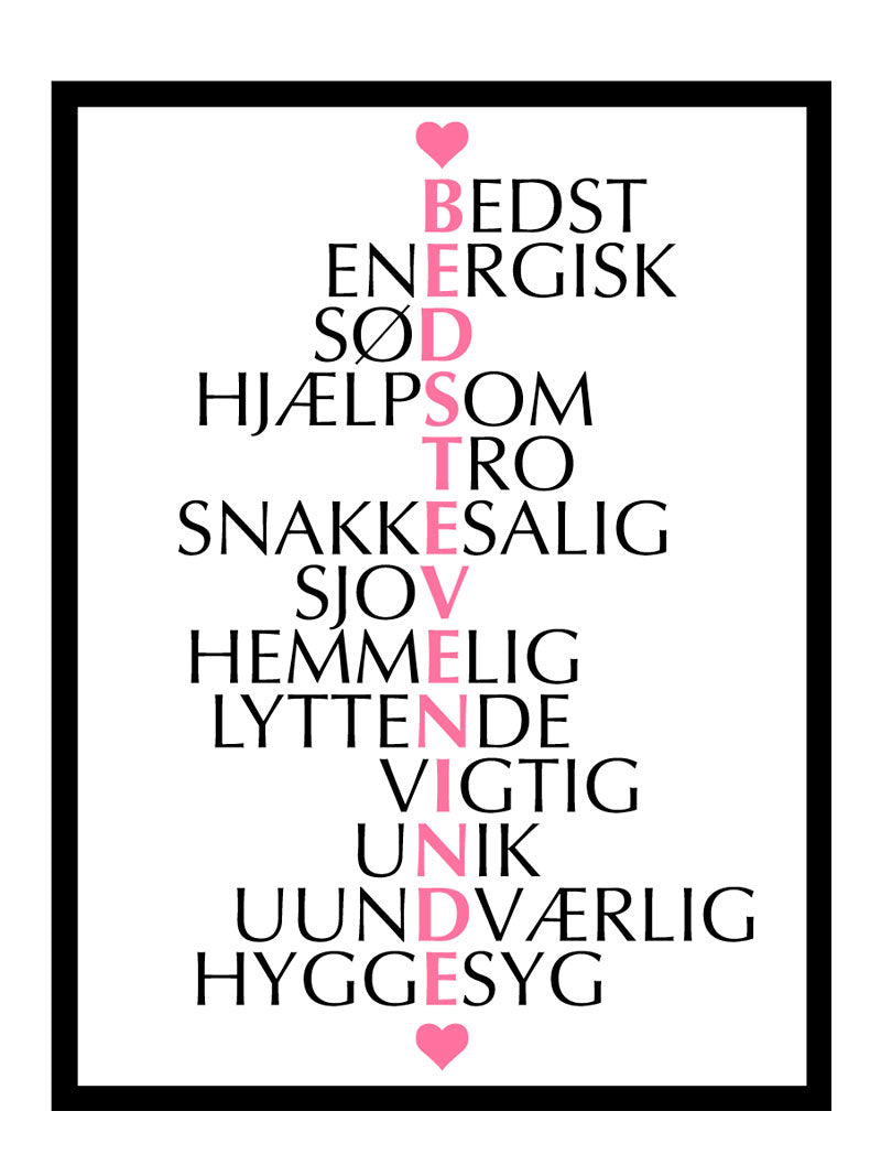 Bedste   Veninde   Plakat