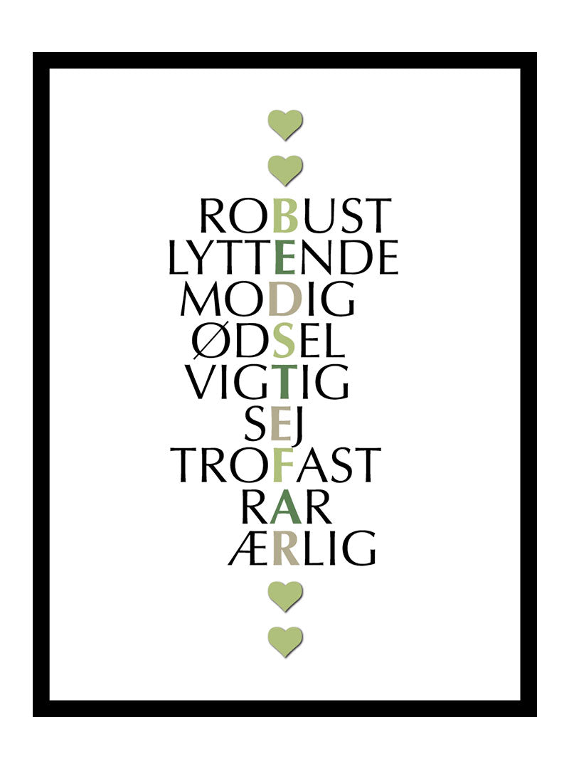 Bedstefar   Citat   Plakat