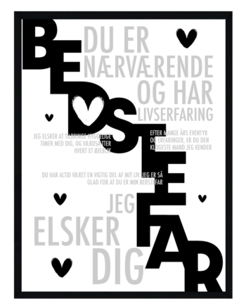 Bedstefar   Plakat   Personlig   Plakat