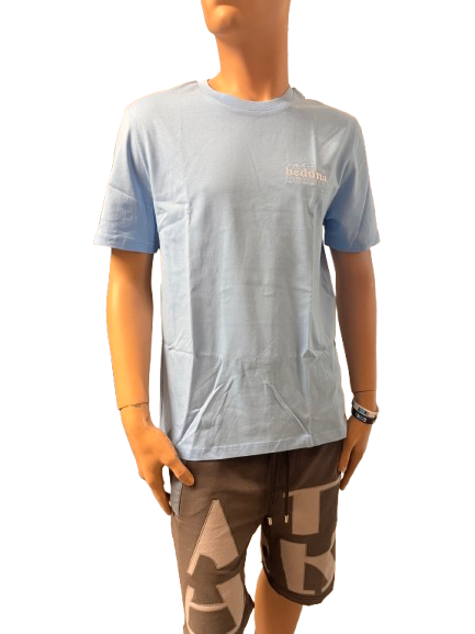Beduna   Skrift   Tee   Blå   T - Shirt   Geekd   Dk