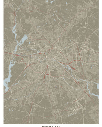 Berlin   Kort   Af   Illux
