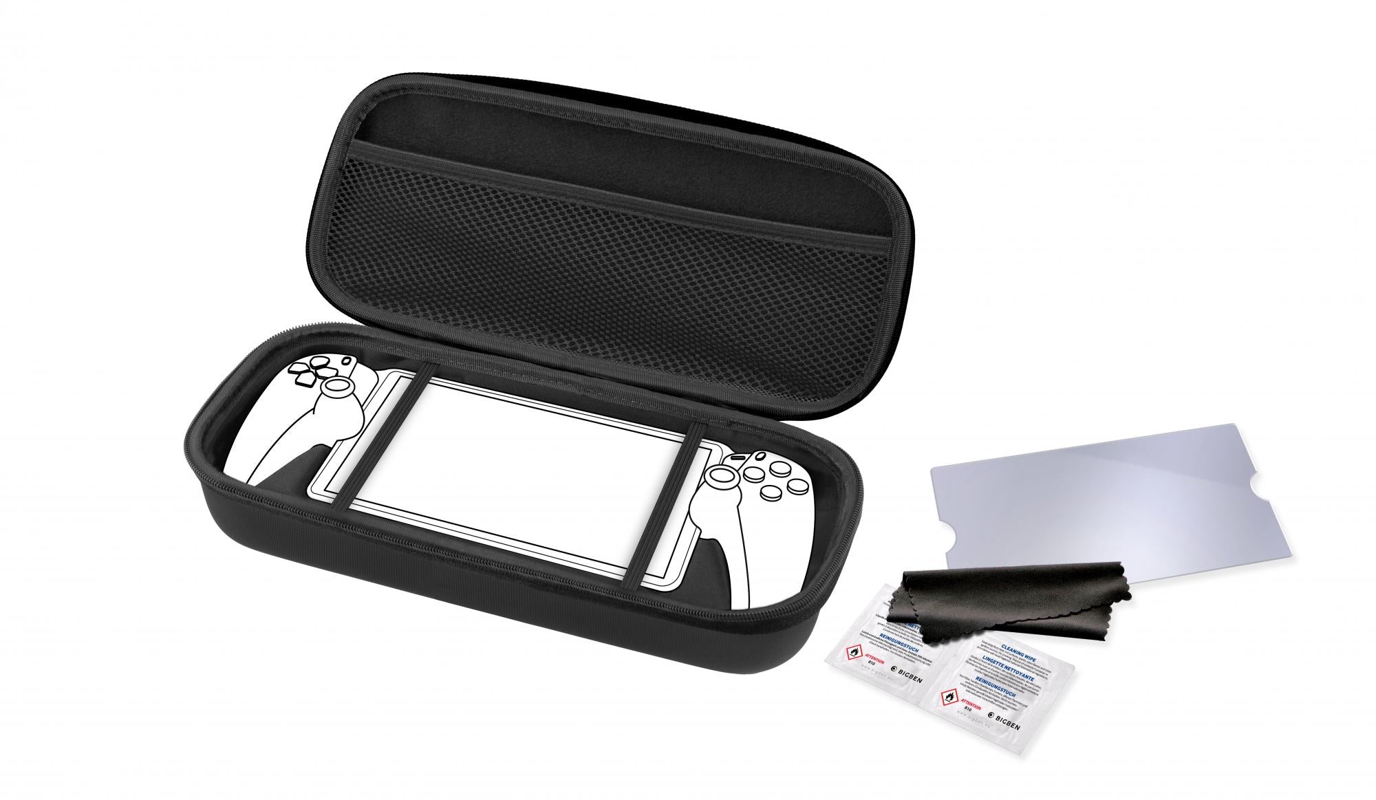 Bigben   Carry   Pouch     Tempered   Glass   Til   Playstation   Portal    Ps5    Konsol   Tilbehør   Geekd   Dk