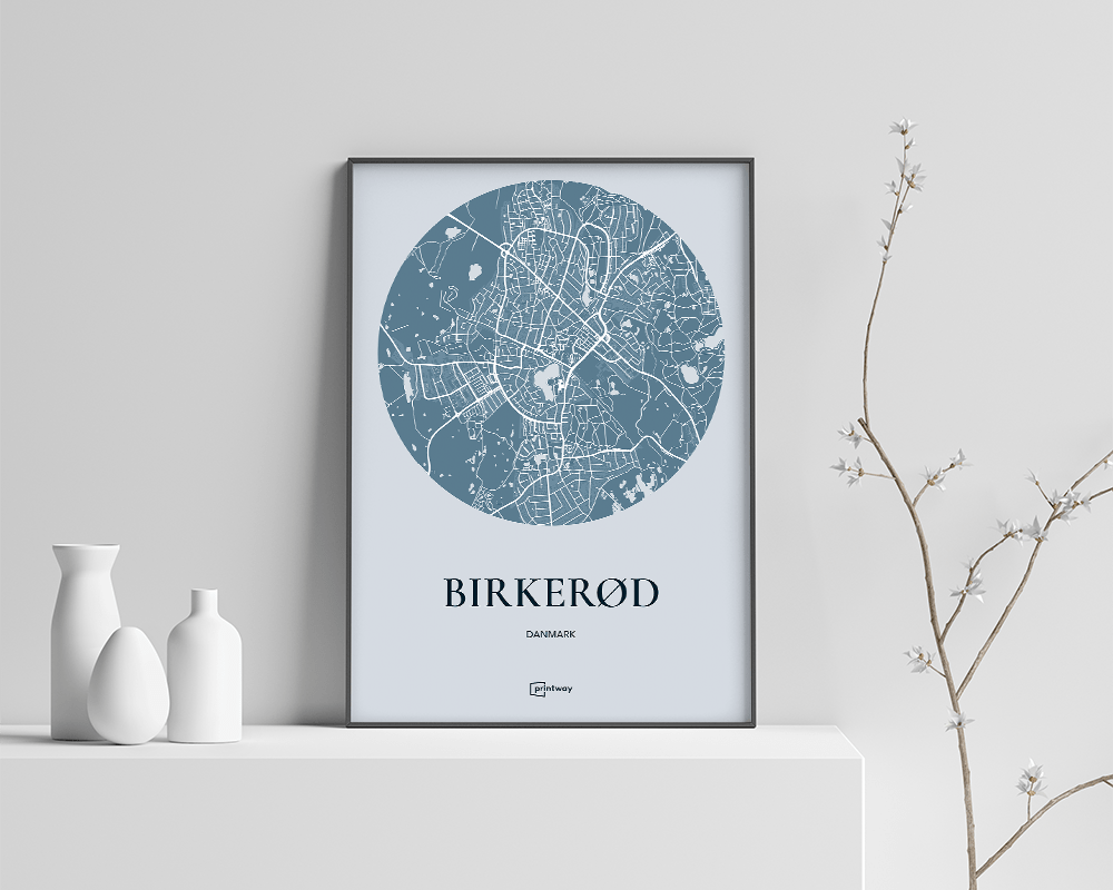 Birkerød Plakaten Havblå