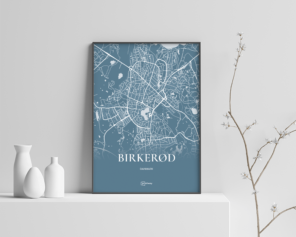Birkerød Plakaten Havblå