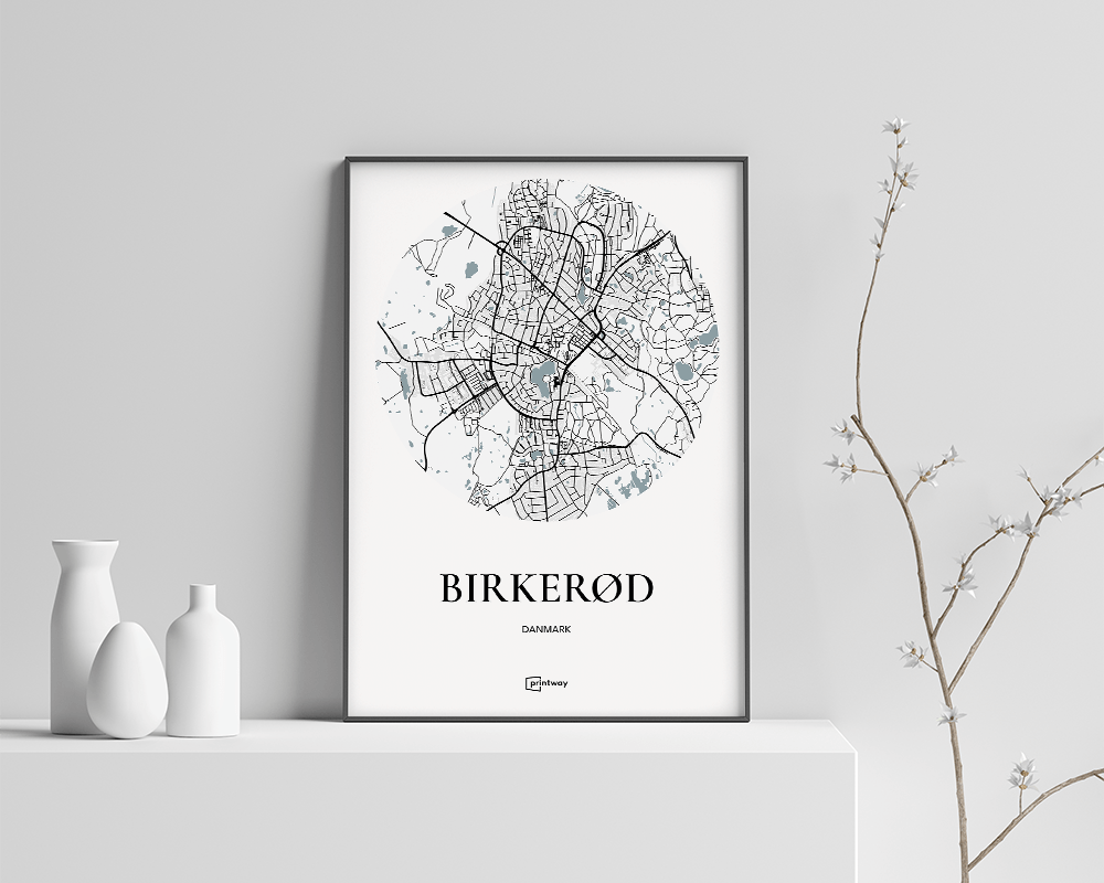 Birkerød Plakaten Hvid