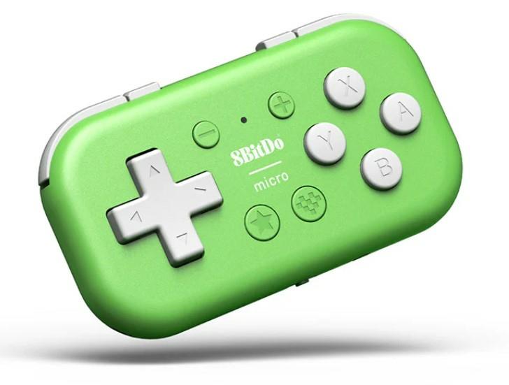 8bitdo   Micro   Bluetooth   Gamepad   Grøn   Controller   Geekd   Dk