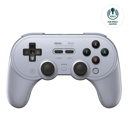8bitdo Pro Gamepad Hall Ed Grå Controller Geekd Dk
