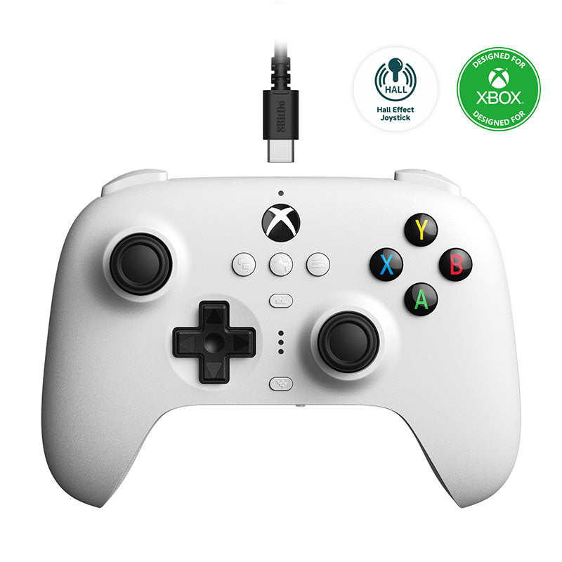 8bitdo   Ultimate   Kablet   Controller   Til   Xbox   Hall   Ed   Hvid