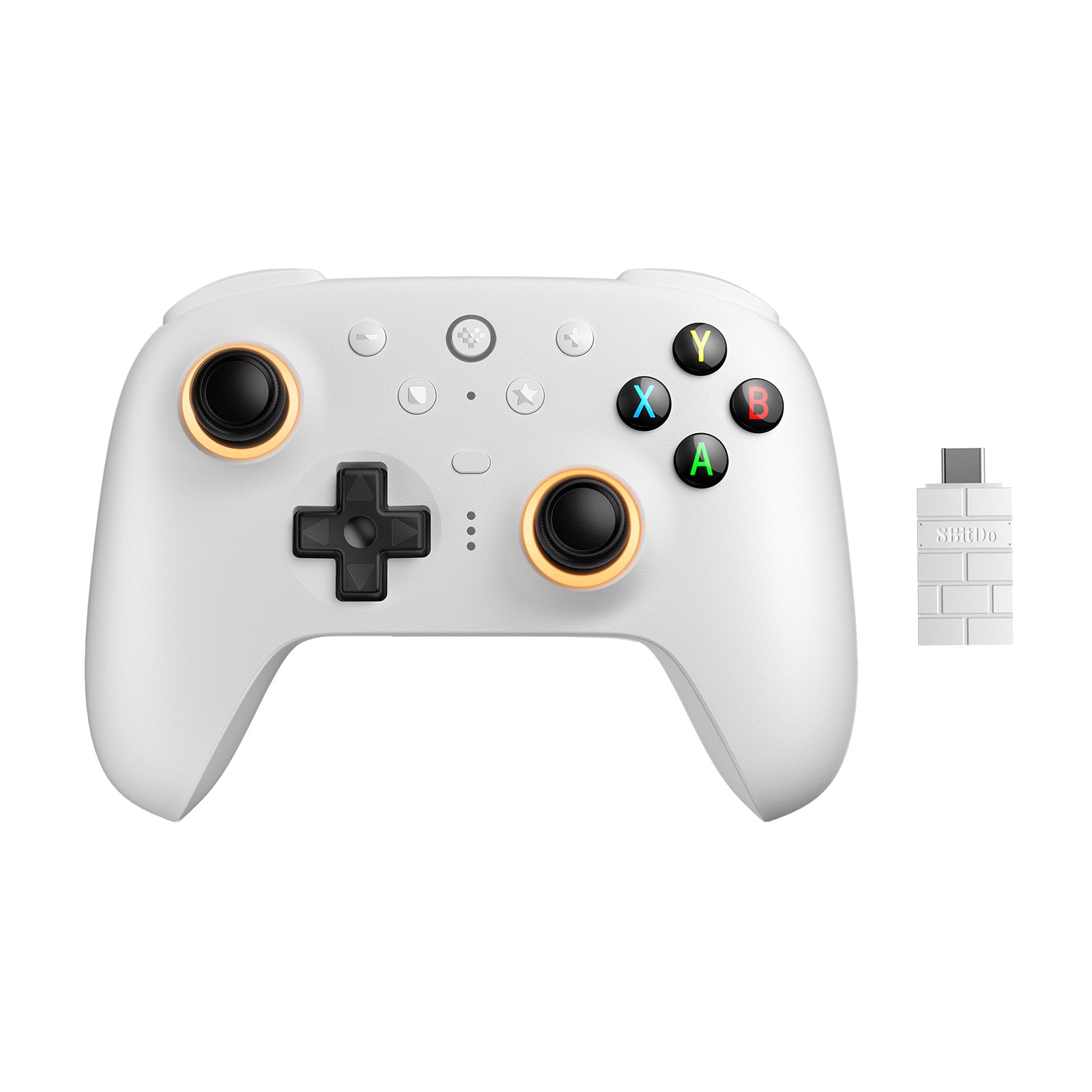 8bitdo   Ultimate       Trådløs   Controller   Hvid   Geekd   Dk