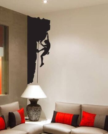 Bjergbestiger   På   Kanten   Wallsticker
