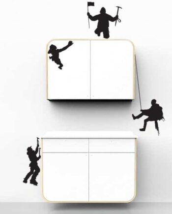 Bjergbestigere   Wallsticker
