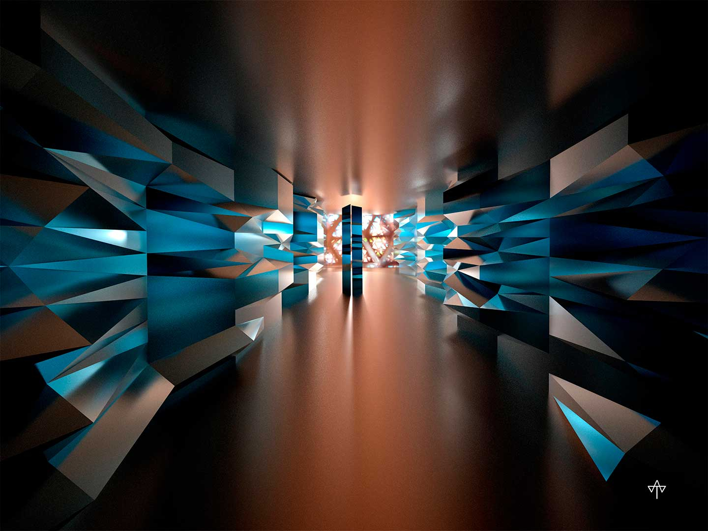 Blue   Gold   Corridor   Af   Thor   Winddelboe