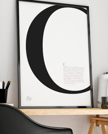 Bogstav   C - Plakat   21   X   29        A4    Kr    199  -