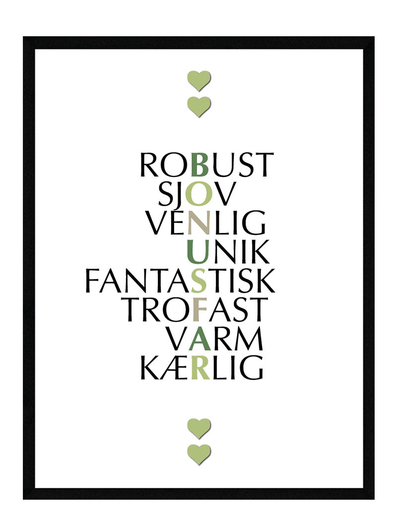 Bonusfar   Citat   Plakat